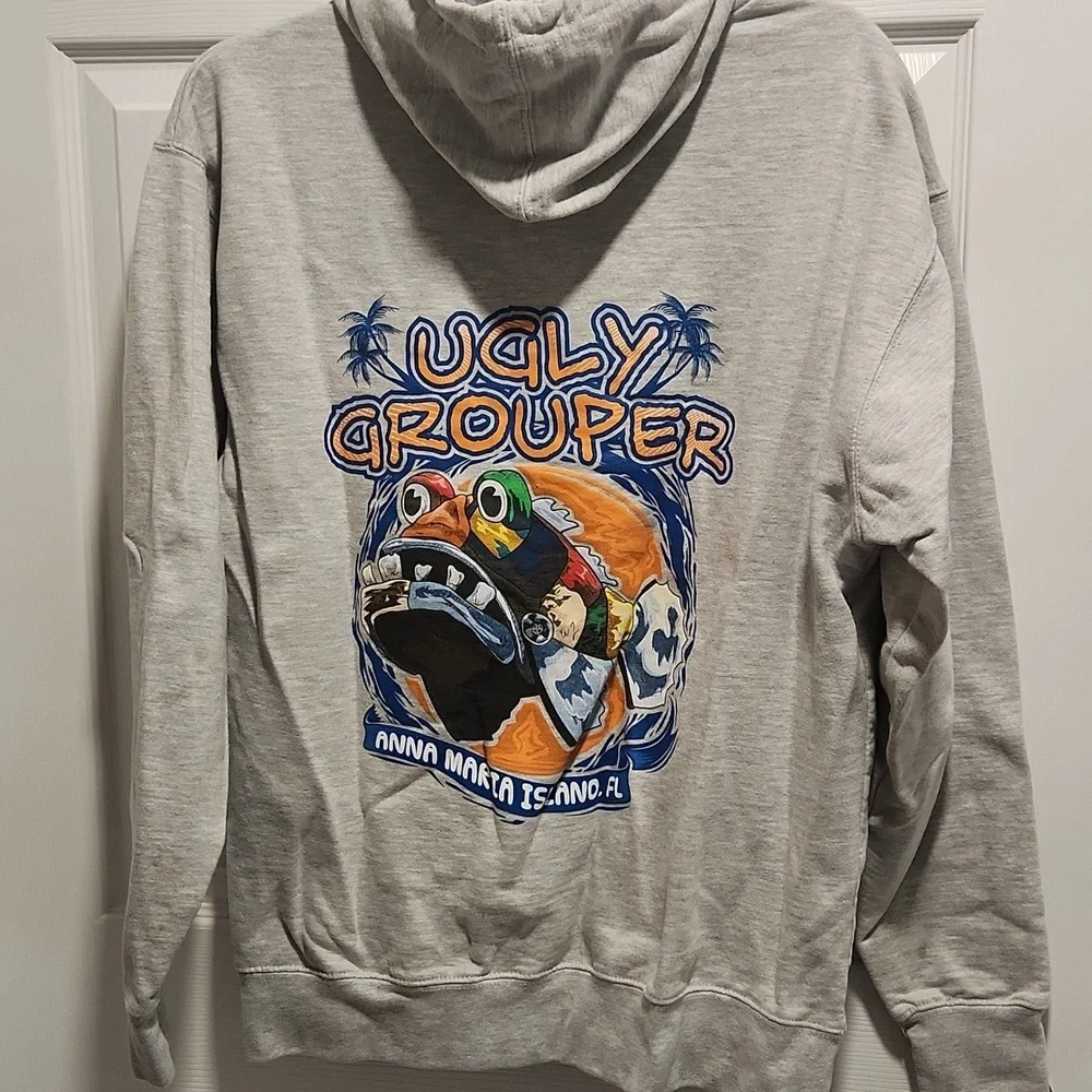 Gray Unisex Hoodie - Picture 5 of 6